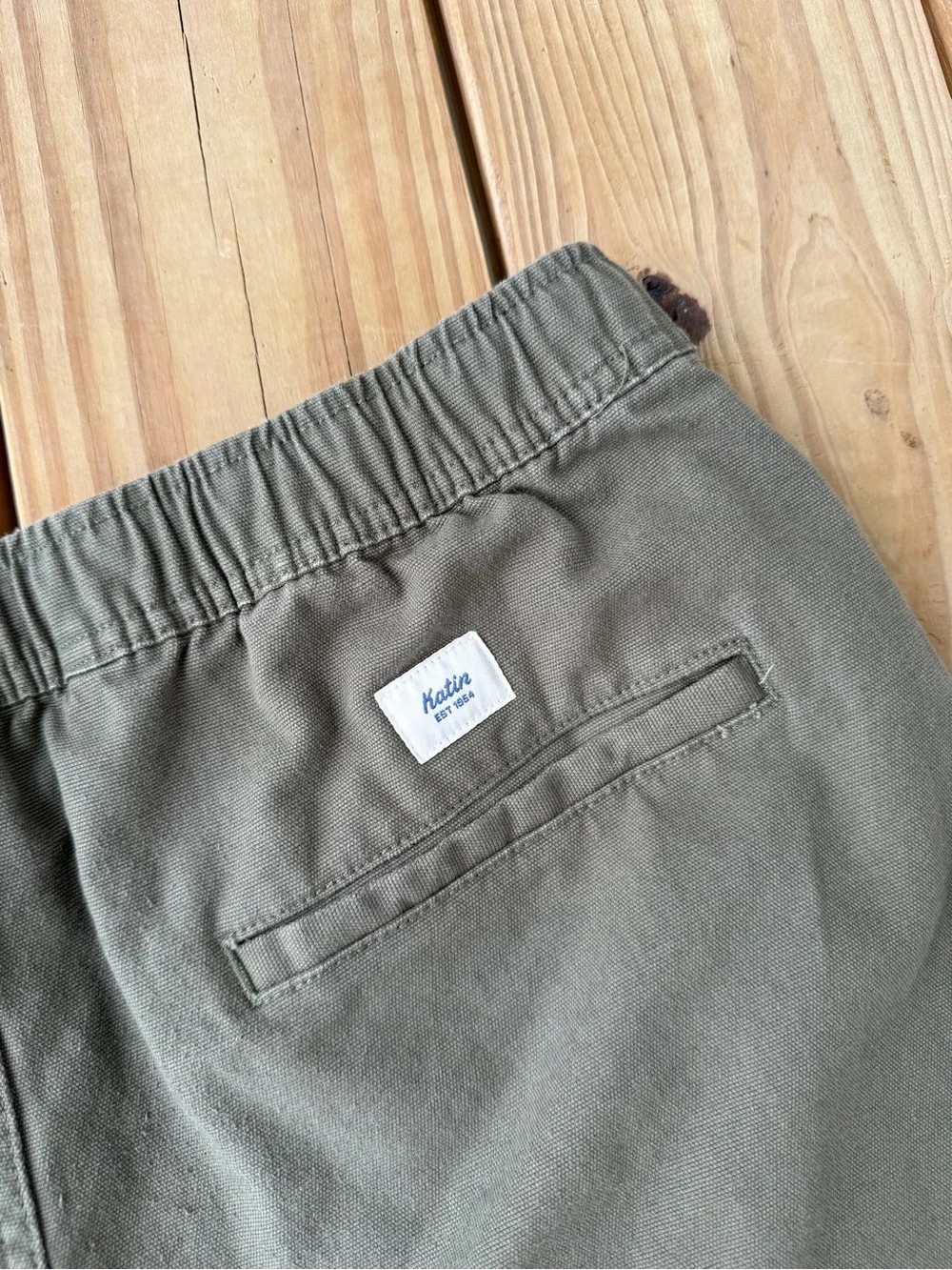 Katin Urban Outfitters Trail Shorts Men’s Large Dark Green Cut Off Drawstring